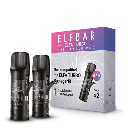 Elf Bar Elfa Leer-Pod 0,8 Ohm (2Stk) 2 ml Tank